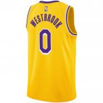 Los Angeles Lakers Trikot Russell Westbrook 0 Nike 2022-23 Icon Edition Gold Swingman - Herren